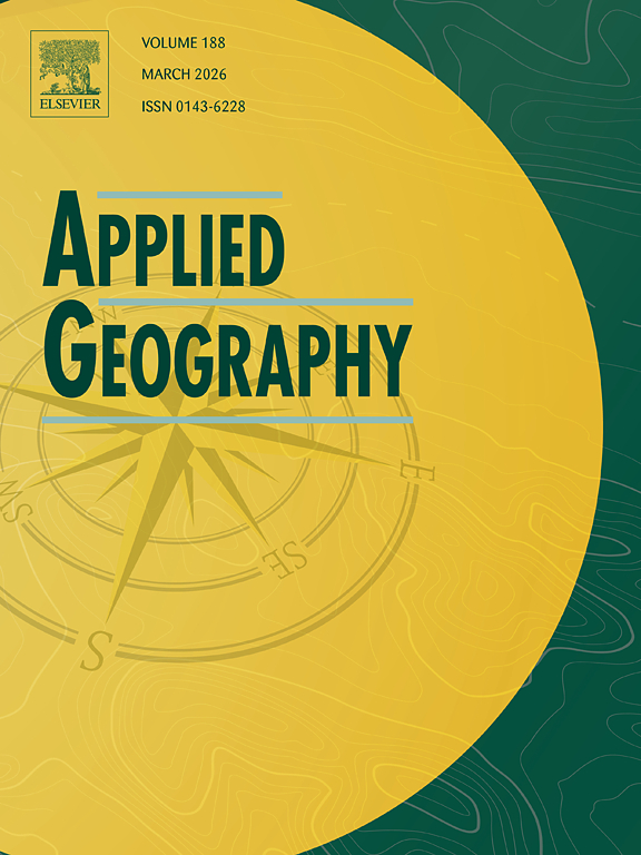 Applied Geography journal cover